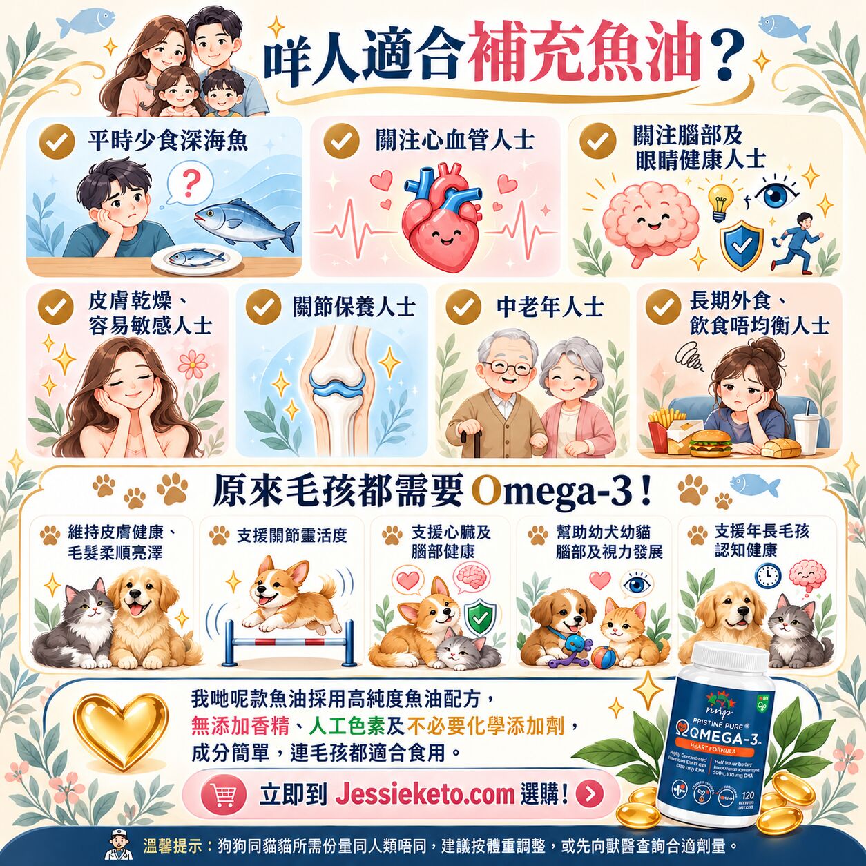 咩人適合補充魚油